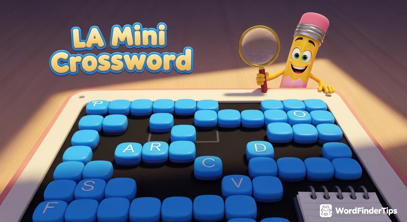 Daily Puzzle Answers 13 LA Times Mini