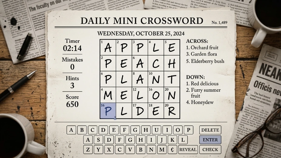 NYT Mini Crossword Answers Today (June 8, 2026) - Your Daily Puzzle Solved! 1 daily mini crossword