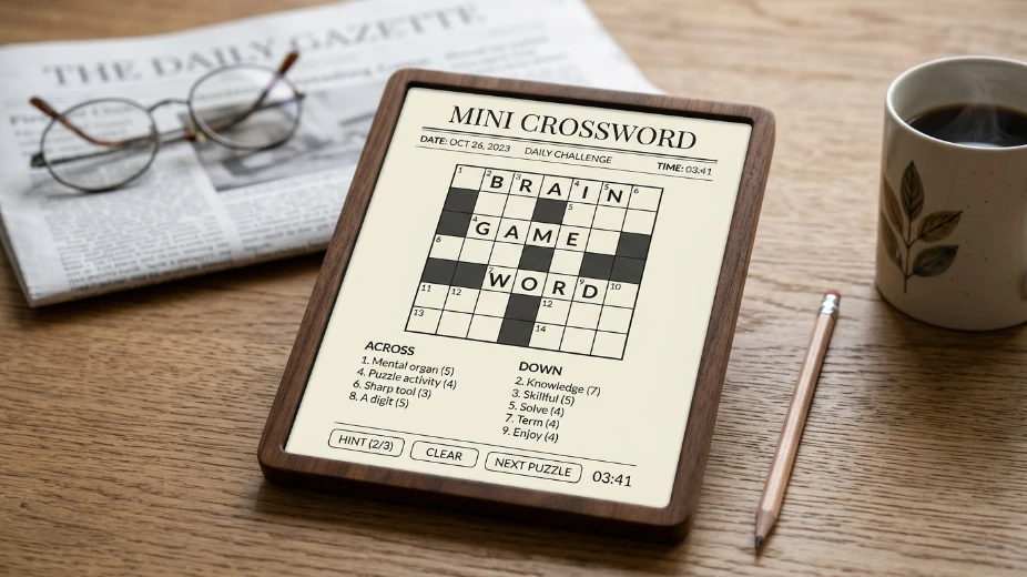 NYT Mini Crossword Answers Today (June 1, 2026) - Your 'CHA'llenge Solved! 1 mini crossword 1