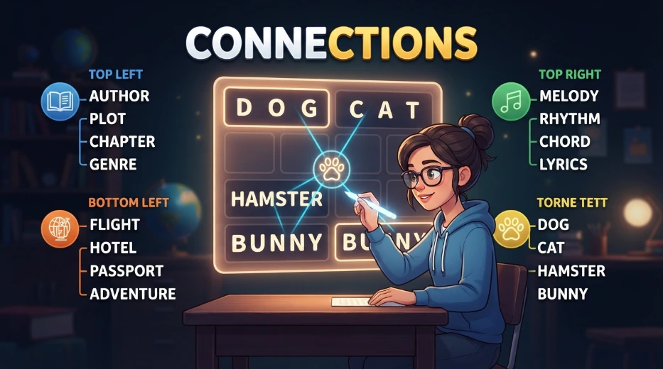 NYT Connections Hints Today: Answers for August 18, 2026 (#1164) 1 Connections Answers August 18, 2026