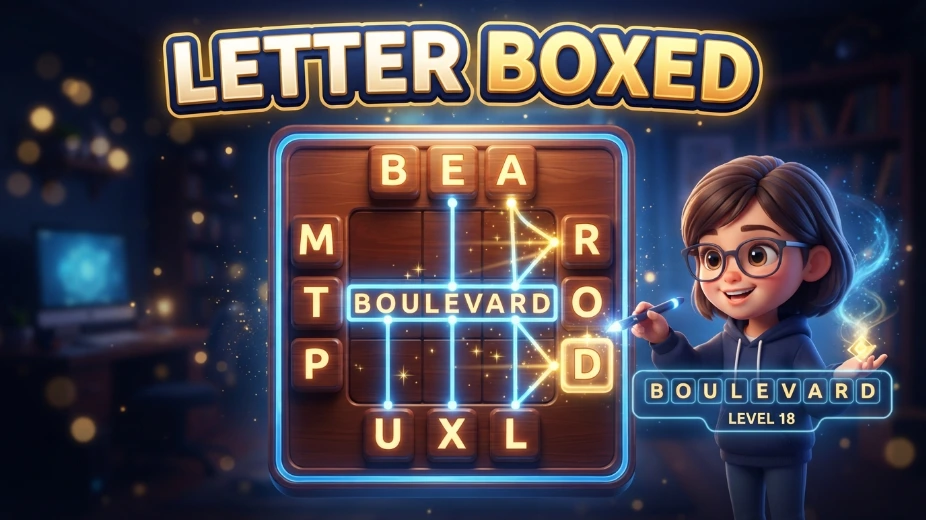 NYT Letter Boxed Answers Today (August 9, 2026) - Visual Solution 1 Letter Boxed Answer August 9, 2026