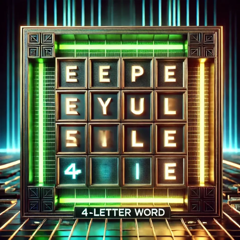 4 Letter Word Finder For Wordle Solver